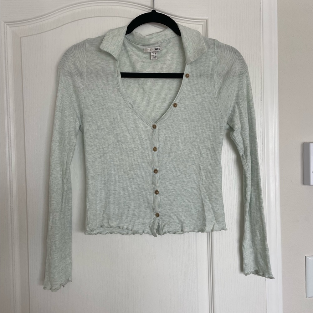 Amuse Society LS Knit Top